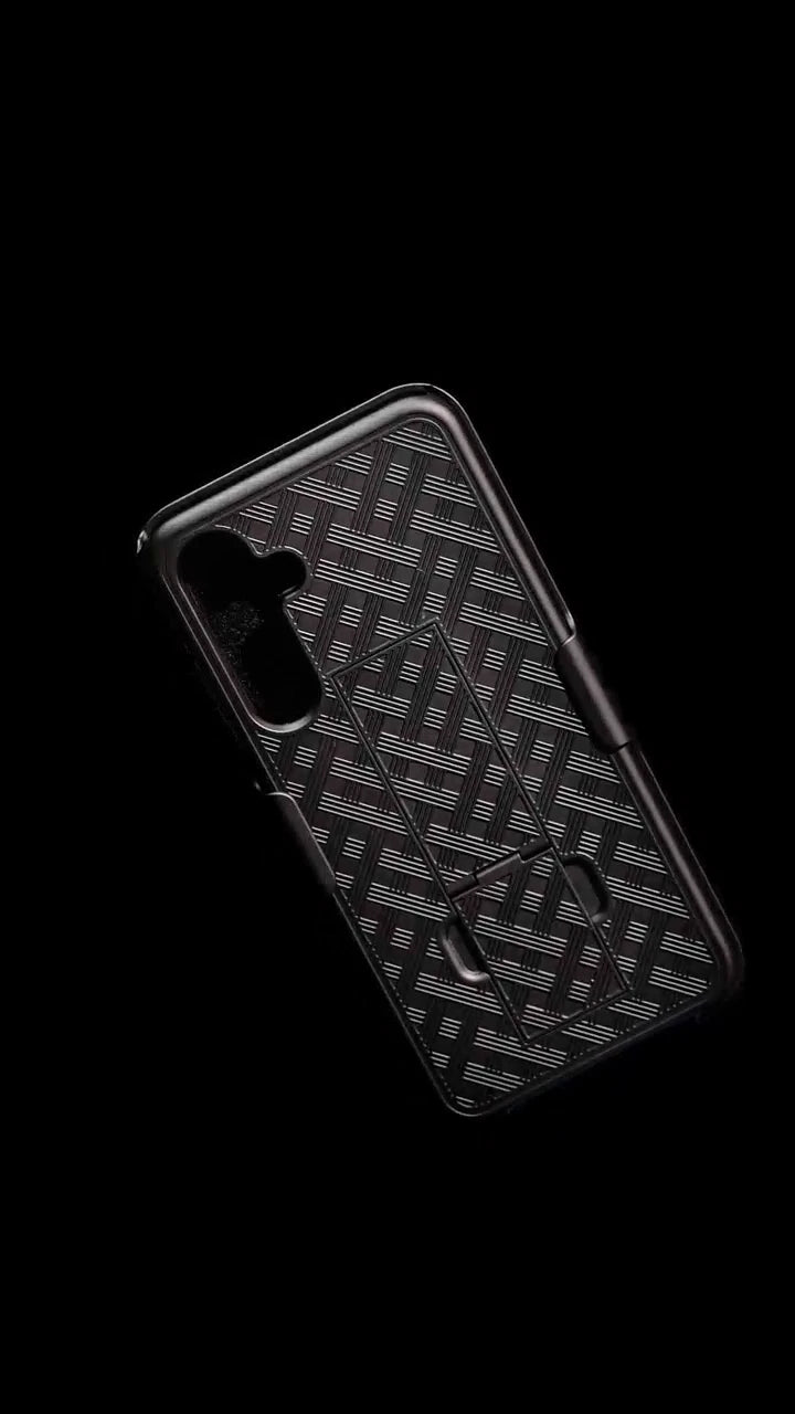 For iPhone 17 Pro Max 17 Pro 17 Air Holster Belt Clip Combo Case w/Kickstand - Video 1 of 1