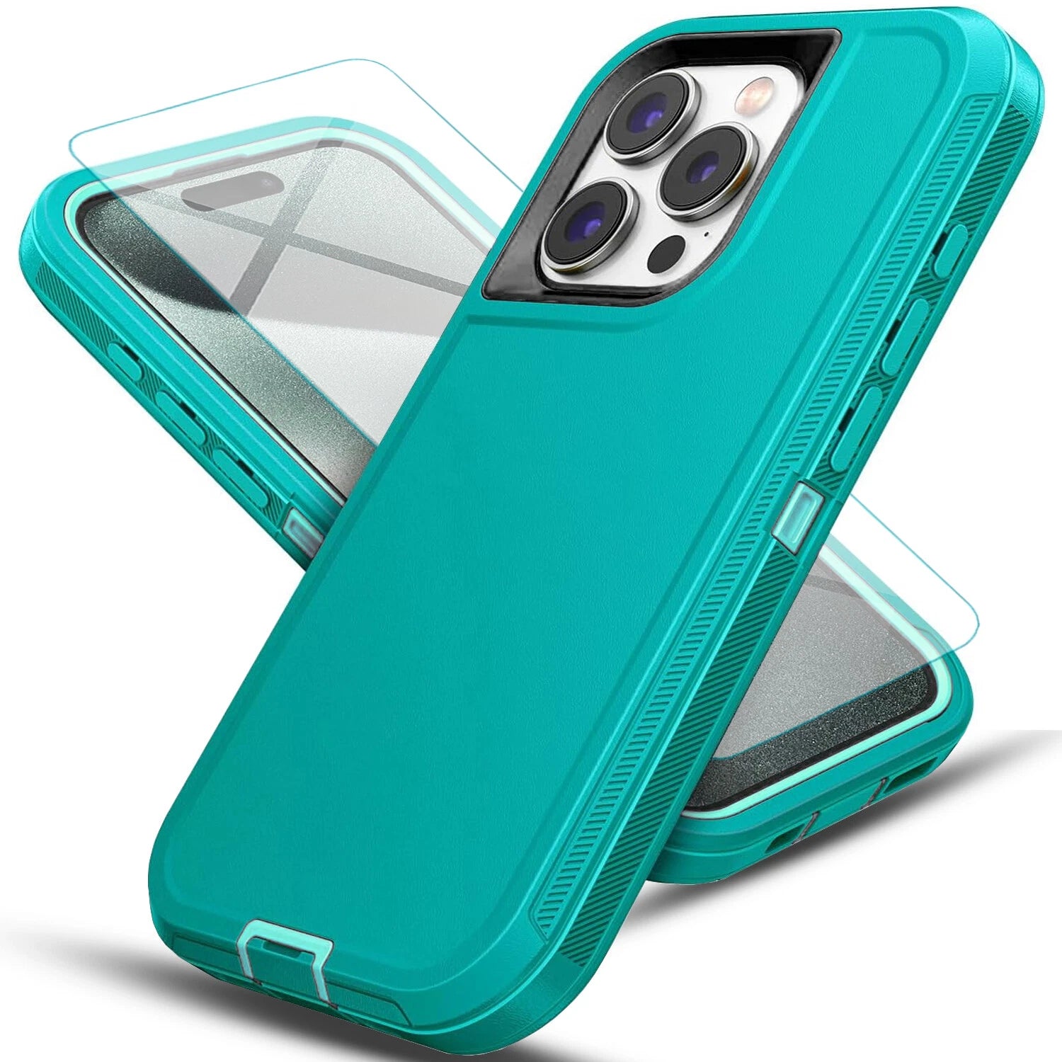 For iPhone 11 Case/11 Pro Max Phone Cover Shockproof Heavy Duty+Screen Protector