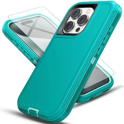 For iPhone 11 Case/11 Pro Max Phone Cover Shockproof Heavy Duty+Screen Protector