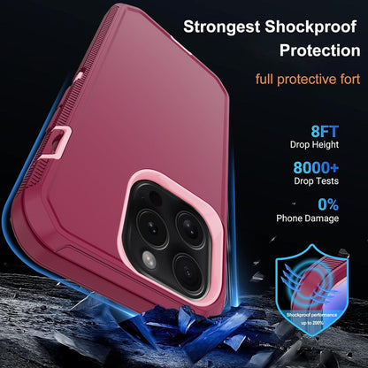 For iPhone 13 Case /13 Pro Max/Mini/Pro/ Phone Cover Shockproof + Tempered Glass