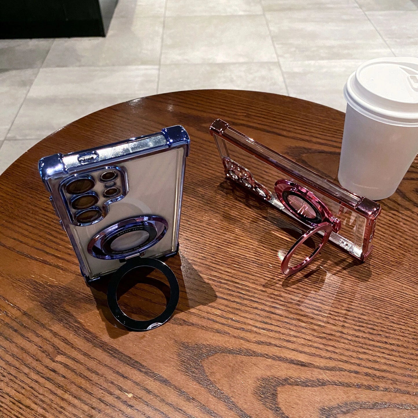 Case For Samsung Galaxy S25 Ultra S24FE S23 Shockproof Mag Safe Ring Stand Cover