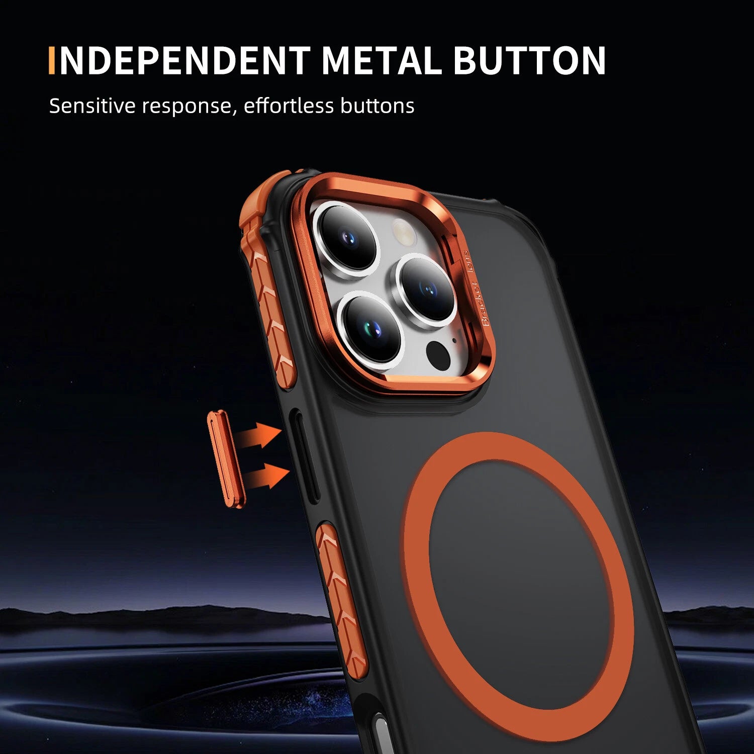 Shockproof Camera Stand Mag Safe Case For iPhone 17 16 15 14 Plus 13 12 Pro Max