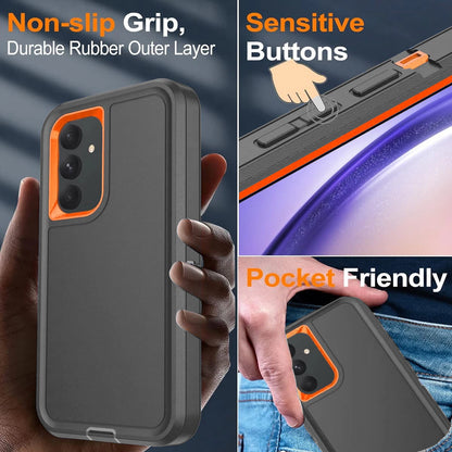 For Samsung Galaxy A17 5G Case A16 5G Phone Cover A15 A14 A03S A32 +Screen Glass