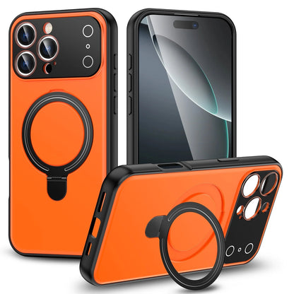 For iPhone 17 Pro Max Air 16 15 14 13 Pro Shockproof Ring Stand Mag Safe Case