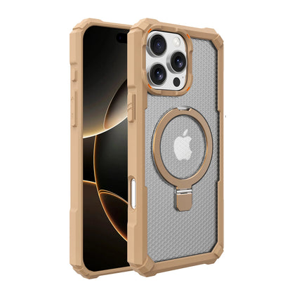 Mag Safe Case for iPhone 17 16 Pro Max 15 14 13 12 11 Shockproof Ring Stand