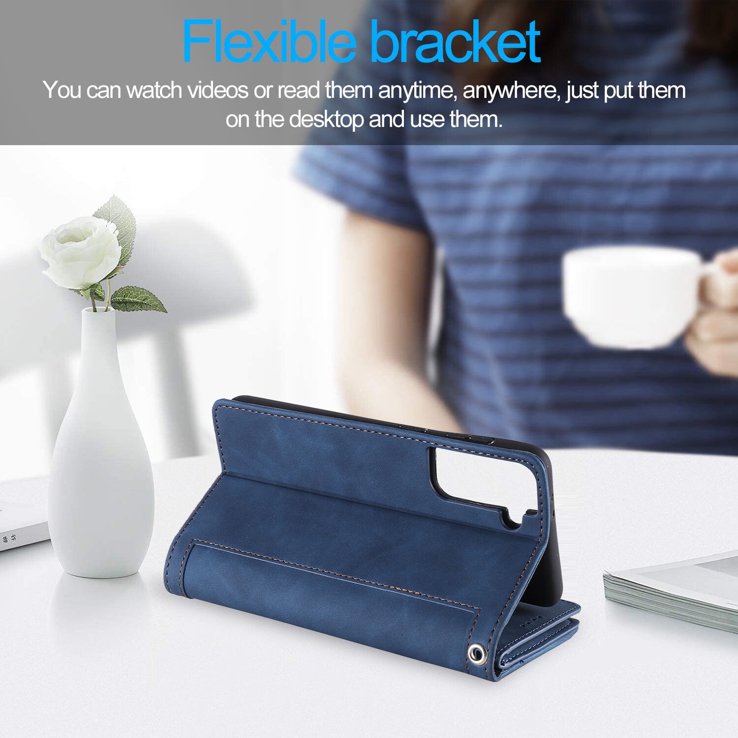 Zipper Leather Wallet Case For Samsung Galaxy S25 S24 S23 S22 Ultra Plus S21 S20