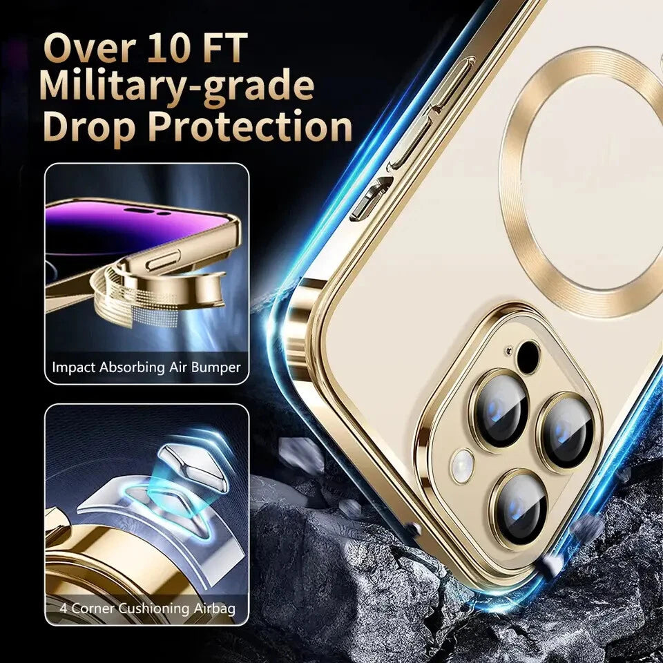 For iPhone 17 16 15 14 13 12 11 Pro Max Air Plus Mag Safe Case Camera Lens Cover