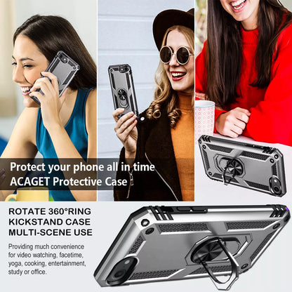 For iPhone SE Case /8/7/Plus/6S/SE 2020/Phone Cover Shockproof + Tempered Glass