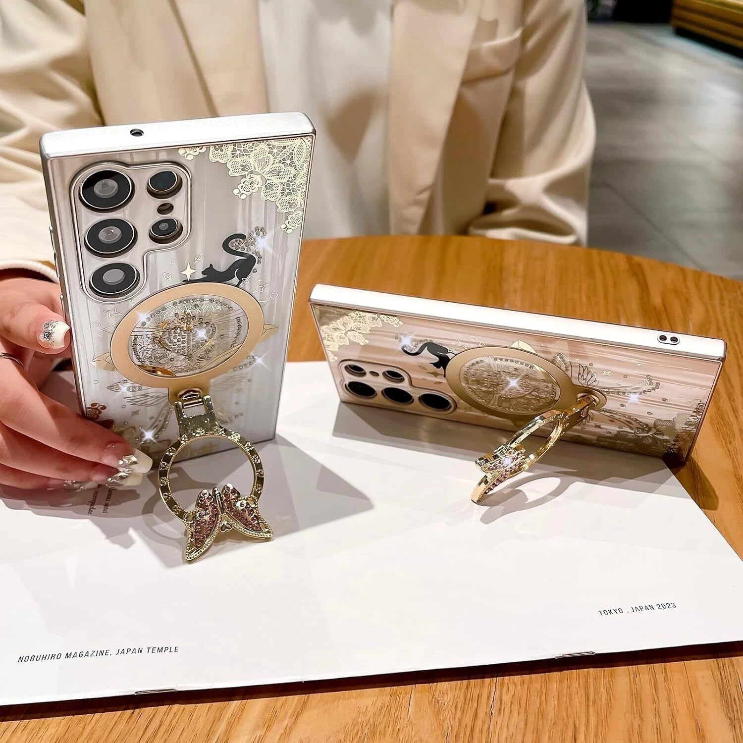 Women's Luxury Phone Case Shockproof Cover For Samsung Galaxy S25 S24 S23 S22