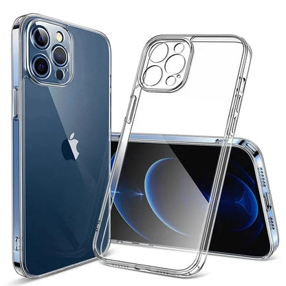 Clear Shockproof TPU Phone Case For Samsung Galaxy S20 S21 S22 S23 S24 S25 Ultra