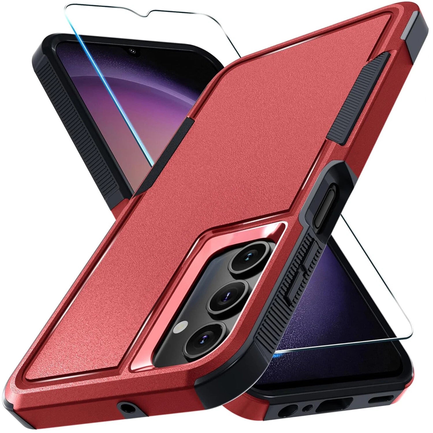 For Samsung Galaxy A16 5G A15 A14 A54 Case Phone Cover Shockproof +Screen Glass