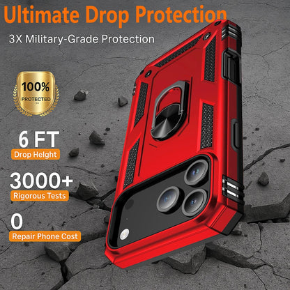 For iPhone 17 Pro Max Case Air 16 Phone Cover Shockproof Rugged +Tempered Glass