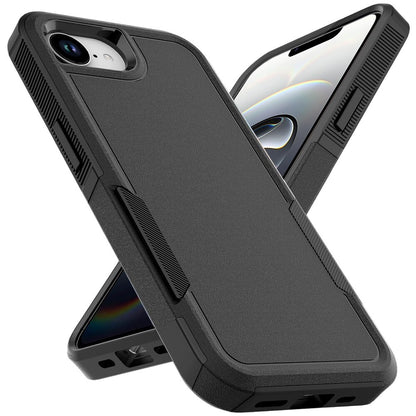 For Apple iPhone 16e Phone Case Heavy-Duty Tough Dual Layer Cover+Tempered Glass