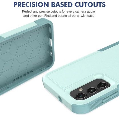 Mint green Samsung Galaxy A16 5G case with precision cutouts, dual layer design, and textured grip.