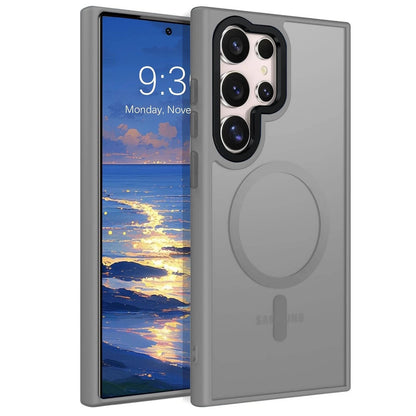 For Samsung Galaxy S25 S24 S23 S22 Plus Ultra Shockproof Case Mag Safe Frosted