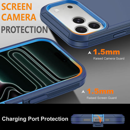 For iPhone 17 Pro Max Case /17 Pro/16 Phone Cover Fit OtterBox + Tempered Glass