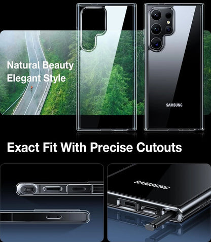 For Samsung Galaxy S25 Ultra S24 S23 S22 S21 S20 Plus Fe Case Phone Cover +Glass