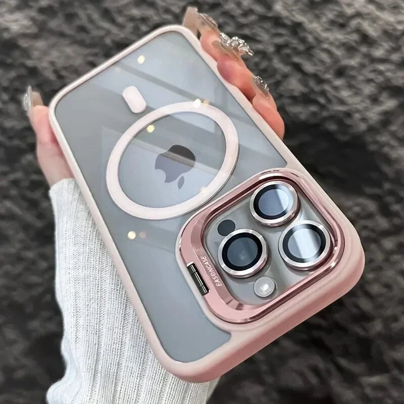 For iPhone 17 Air 16 Pro Max 15 14 13 12 11 Shockproof Mag Safe Case Camera Lens