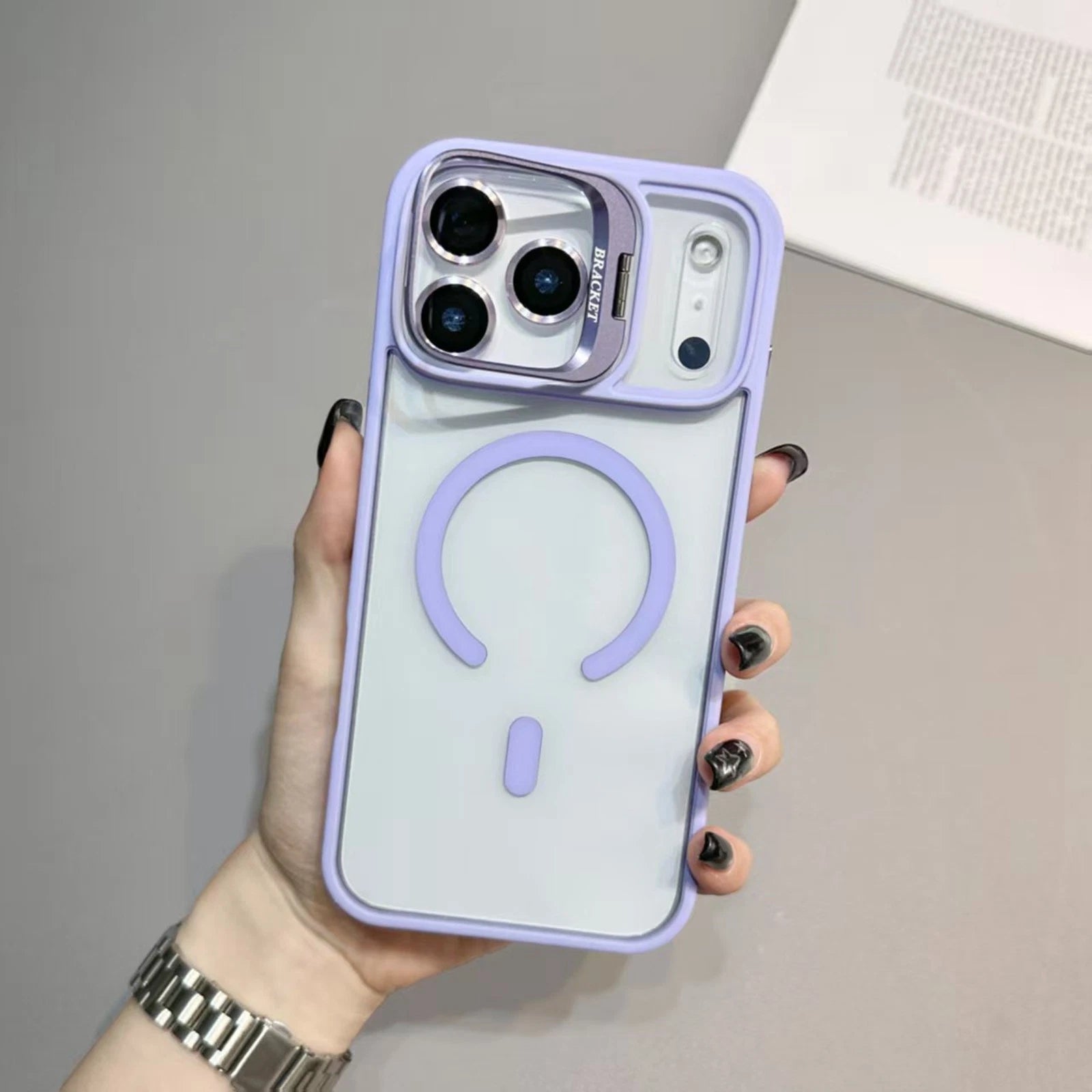 Shockproof MagSafe Case for iPhone 16 17 15 14 Pro Max - Camera Lens Cover & Drop Protection