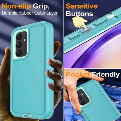 For Samsung Galaxy A17 5G Case A16 5G Phone Cover A15 A14 A03S A32 +Screen Glass