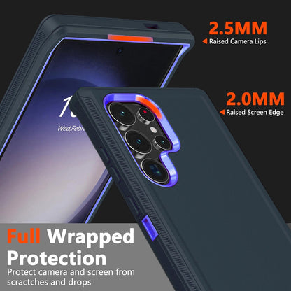 For Samsung Galaxy S25 Ultra S24 S23 S22 S20 FE Case Phone Cover + Screen Glass