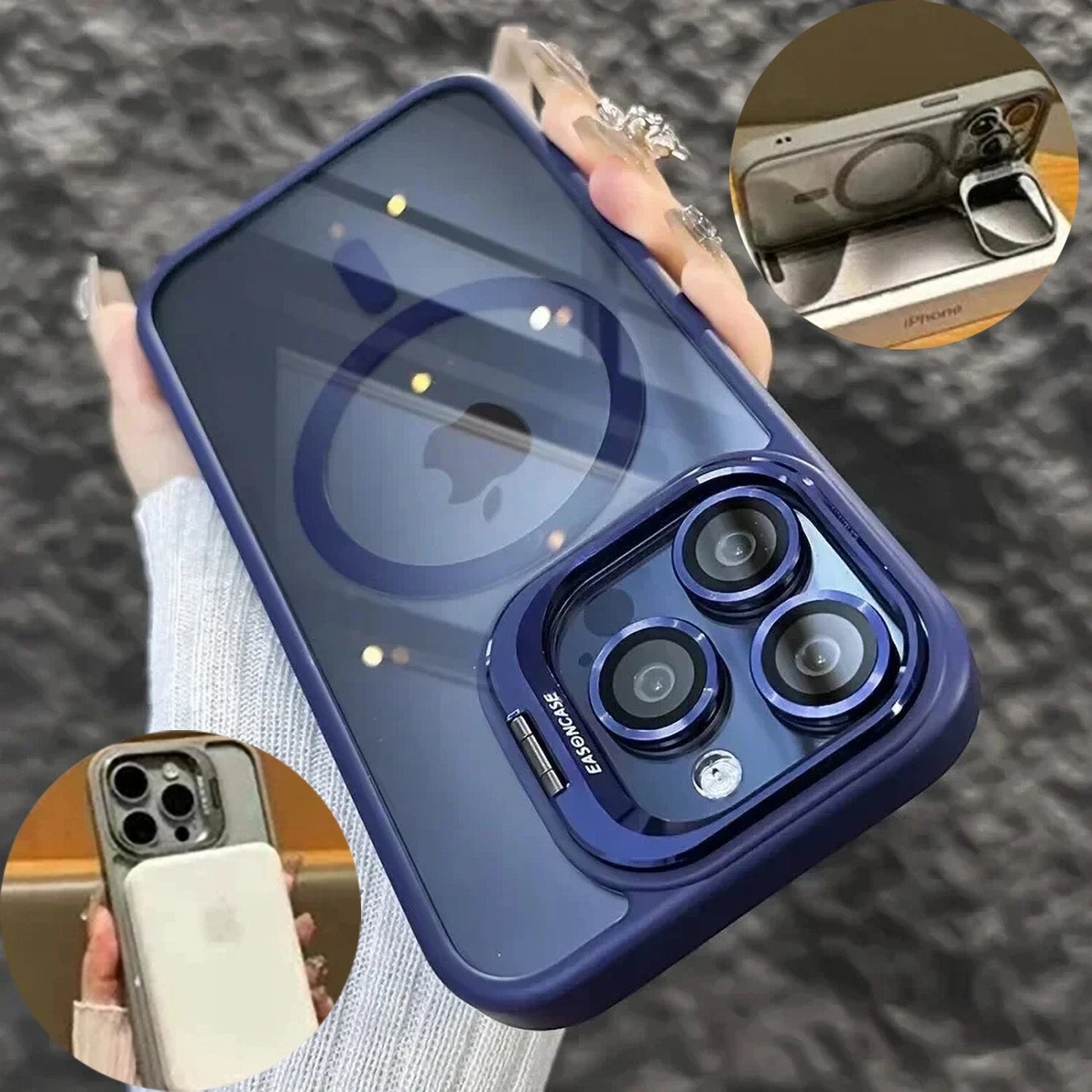 For iPhone 17 Air 16 Pro Max 15 14 13 12 11 Shockproof Mag Safe Case Camera Lens