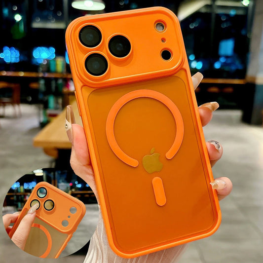 Shockproof Frosted Mag Safe Case For iPhone 17 Pro Max 16 15 14 13 w/ Lens Cover