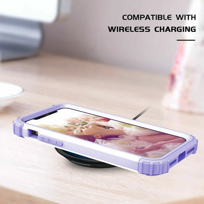 For iPhone 16e 16 17 Pro Max 15 14 13 12 11 Shockproof Rubber Hybrid Armor Case