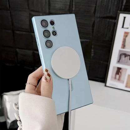 For Samsung Galaxy S25 S23 S24 Ultra S22 S21 Mag Safe Magnetic Case Lens Cover