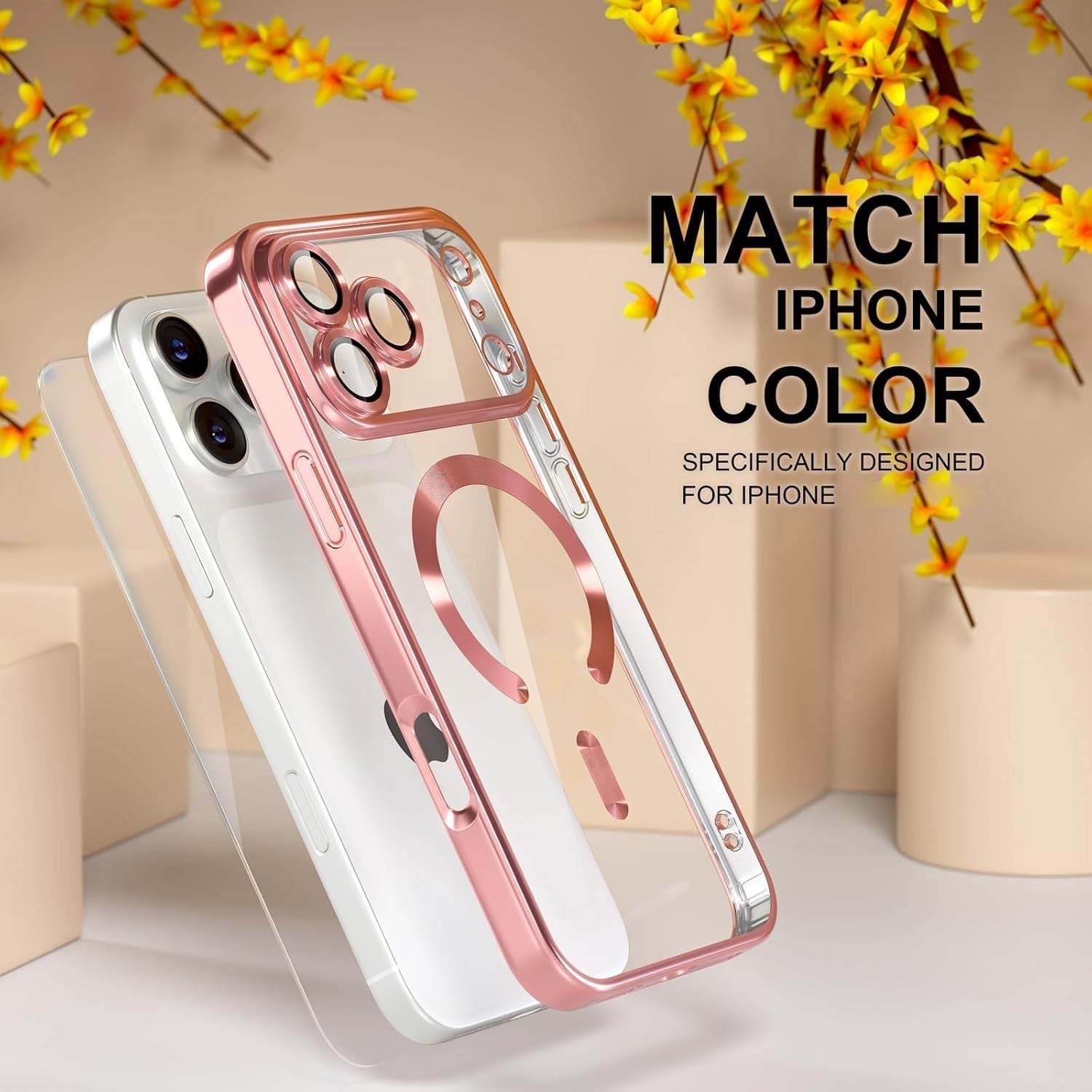 For For iPhone 17 Pro Max 17 Air 16 Case Shockproof Phone Cover + Tempered Glass
