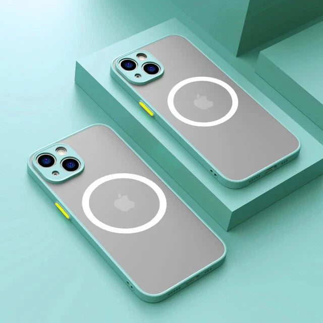 For iPhone 17 16 15 14 13 12 11 Pro Max Case Mag Safe Magnetic Camera Lens Cover