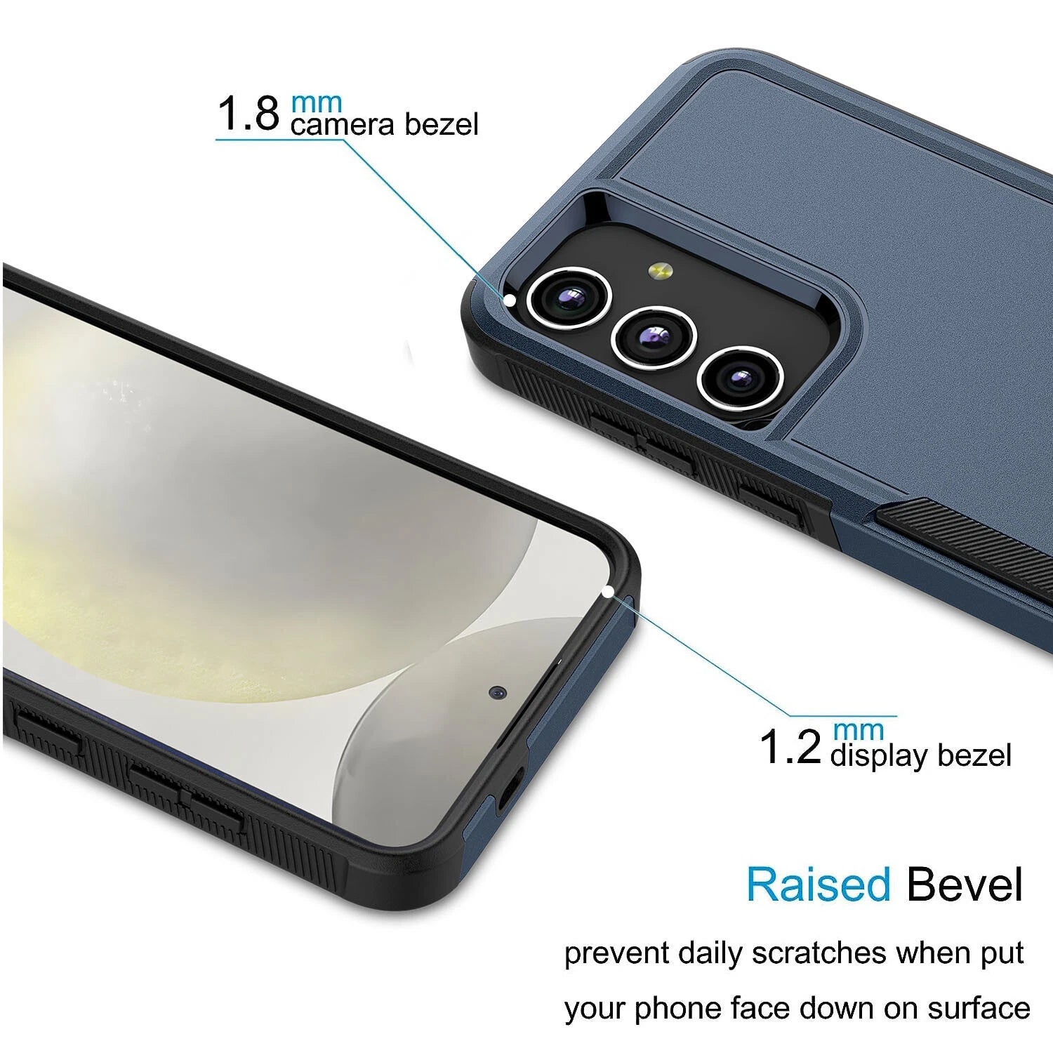 For Samsung Galaxy S25 S25 Plus S25 Ultra Shockproof Case Cover + Tempered Glass
