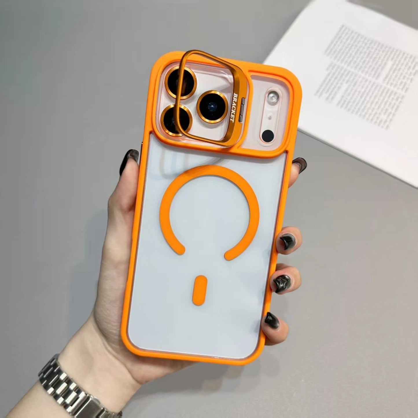 Shockproof MagSafe Case for iPhone 16 17 15 14 Pro Max - Camera Lens Cover & Drop Protection