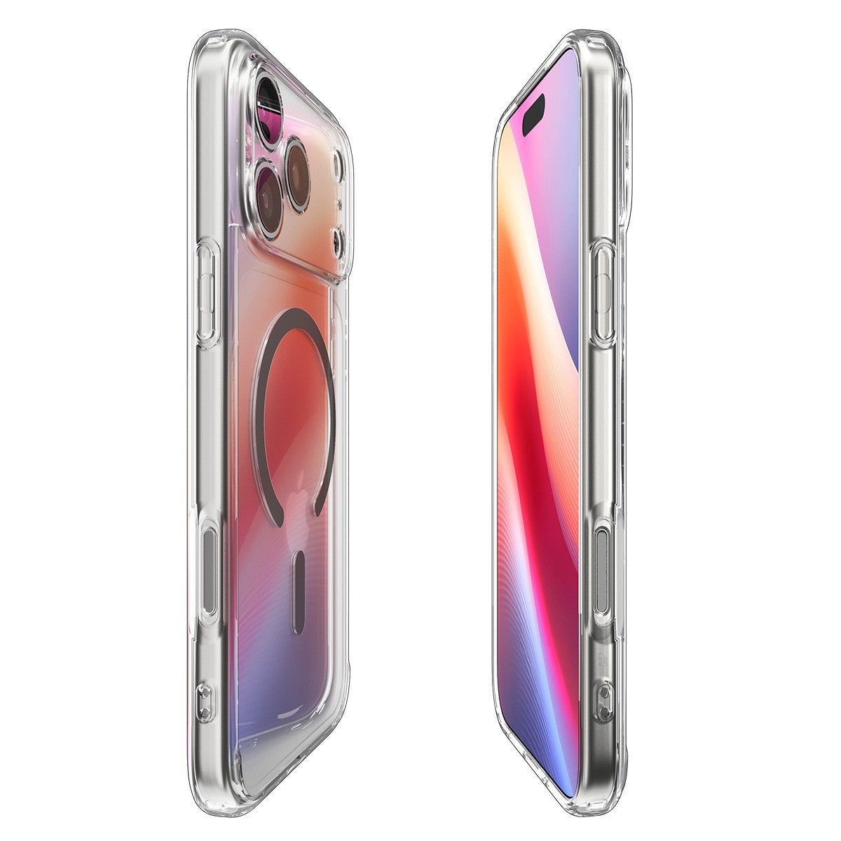 Spigen Ultra Hybrid MagFit Clear Case for iPhone 17 Pro Max - Military Grade Non-Yellowing Cover