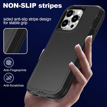 For iPhone 17 Air 16 15 Pro Max 14 13 12 11 Phone Case Heavy Duty Shockproof