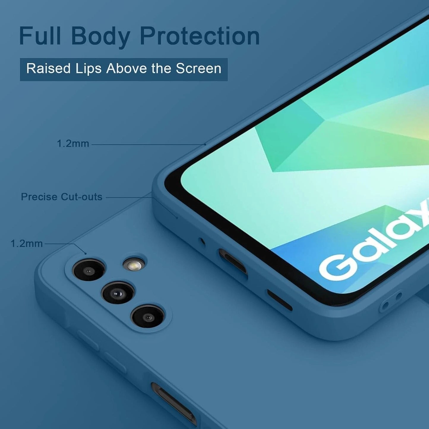 Complete Samsung Galaxy A16 5G Protection Bundle - Durable Silicone Case & Glass Kit