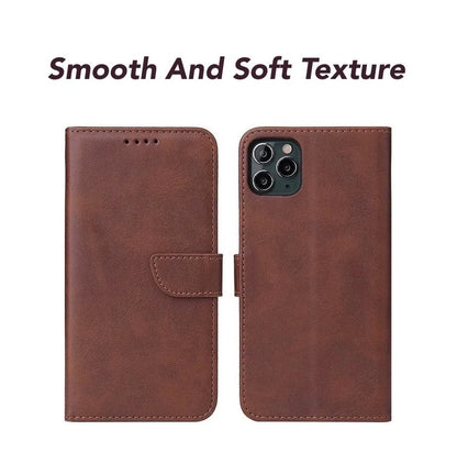 Leather Magnetic Flip Wallet Case For iPhone 17 16 15 14 Plus 13 12 Pro Max Air