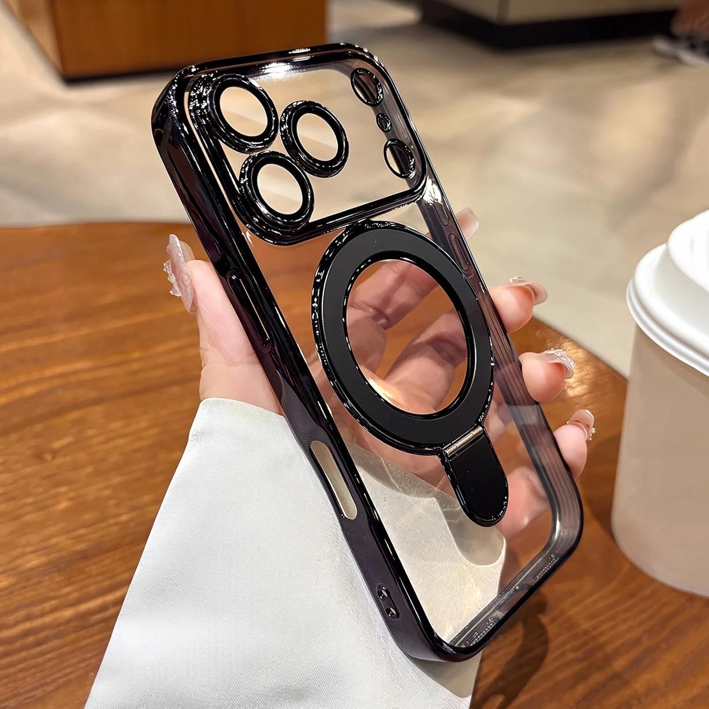 Shockproof Mag Safe Case For iPhone 17 Pro Max Air Kickstand Camera Lens Cover
