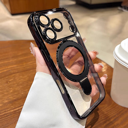 Shockproof Mag Safe Case For iPhone 17 Pro Max Air Kickstand Camera Lens Cover