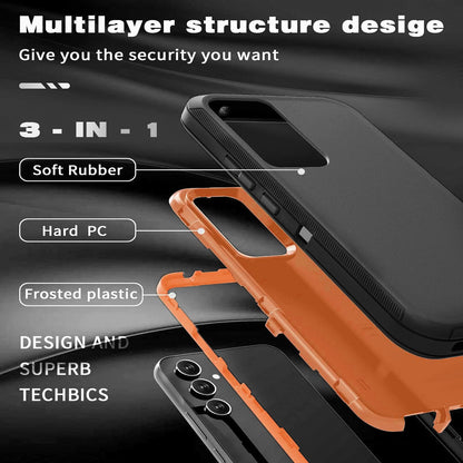 For Samsung Galaxy A17 5G Case A16 5G Phone Cover A15 A14 A03S A32 +Screen Glass