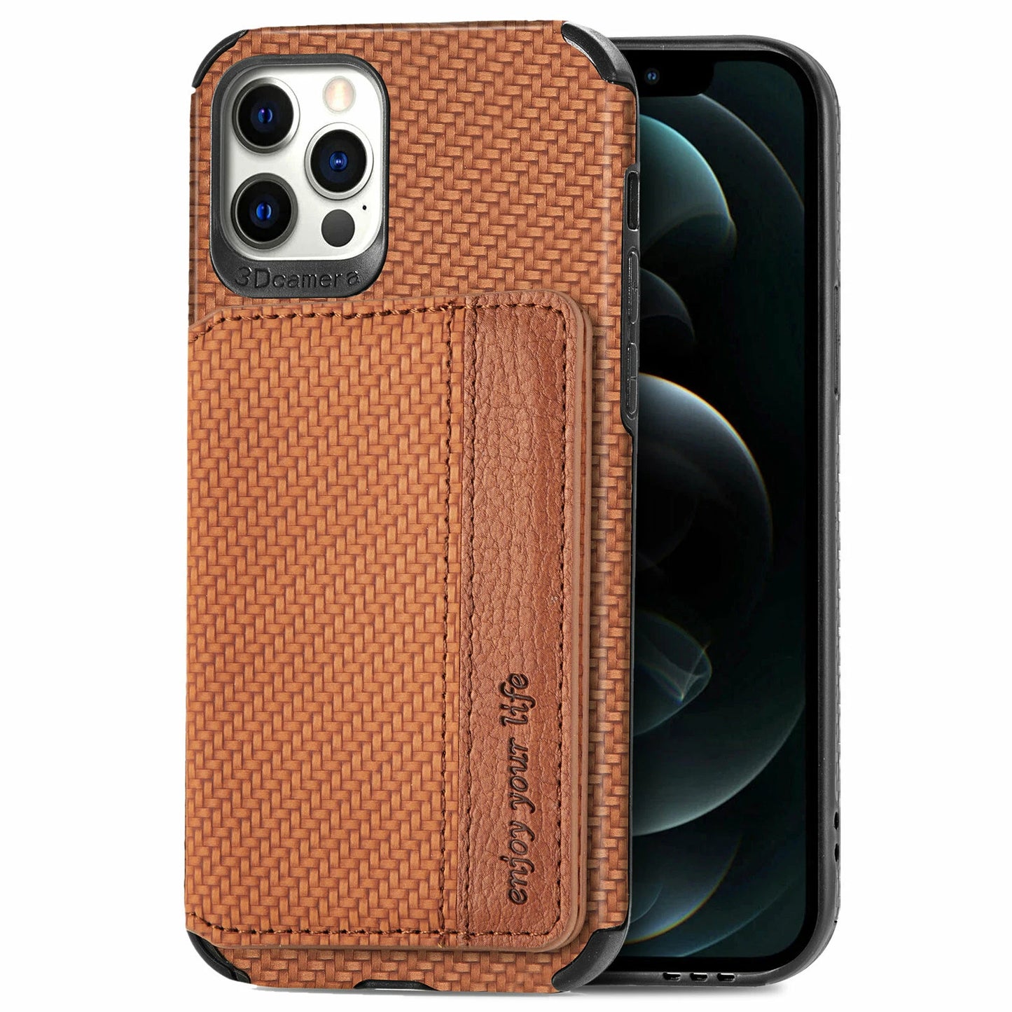 Magnetic Flip Wallet Card Holder Case For iPhone 14 15 16 17 Pro Max 13 12 11 7