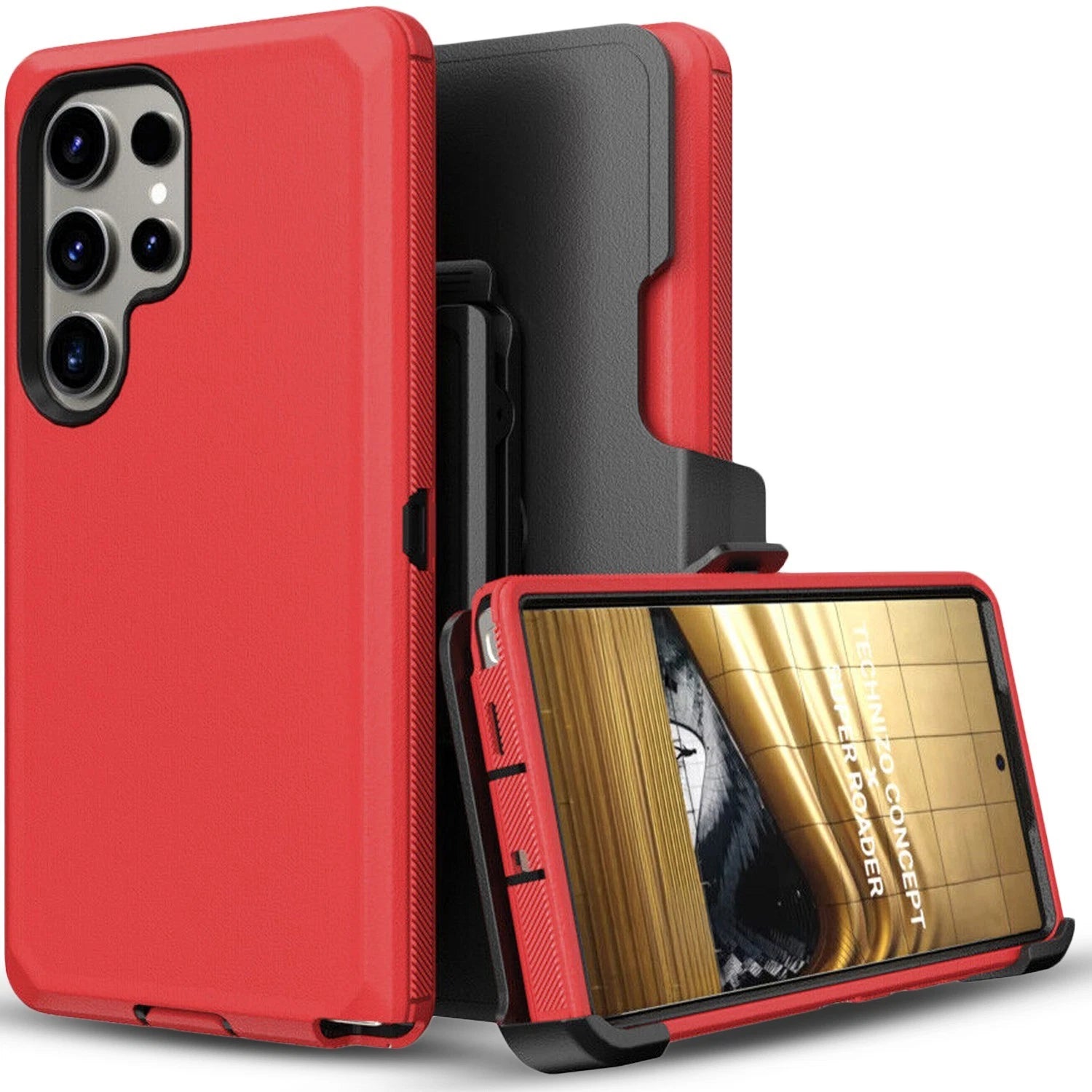 For Samsung Galaxy S24 Ultra Case S24/S24 Fe Cover Fit Otterbox Defender+ Screen
