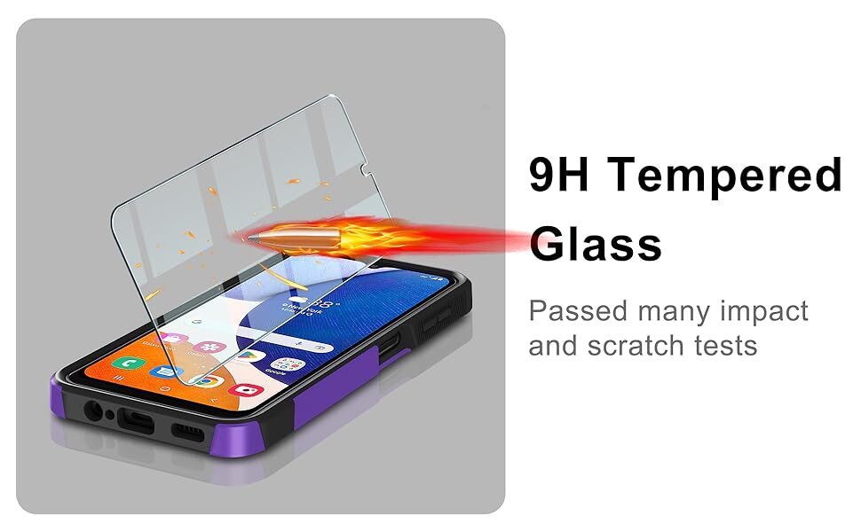 For Samsung Galaxy A16 5G A15 A14 A54 A35 A03S Case Phone Cover Shockproof+Glass