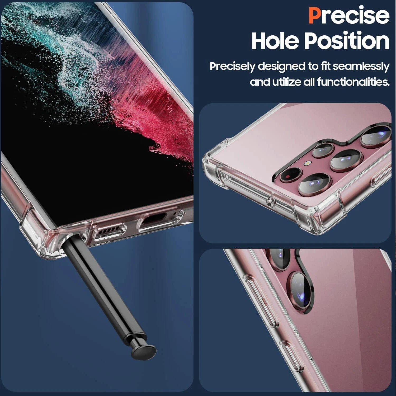 For Samsung Galaxy S25 Ultra Case S25 S24 S23 S22 S21 S20 Phone Cover Shockproof