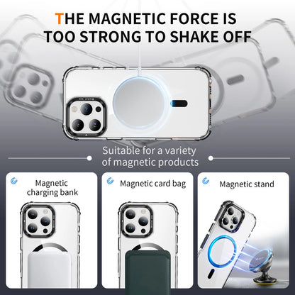 Shockproof Camera Stand Mag Safe Case For iPhone 17 16 15 14 Plus 13 12 Pro Max