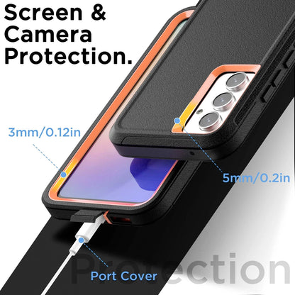 For Samsung Galaxy A17 5G Case A16 5G Phone Cover A15 A14 A03S A32 +Screen Glass