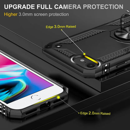 For iPhone SE Case /8/7/Plus/6S/SE 2020/Phone Cover Shockproof + Tempered Glass