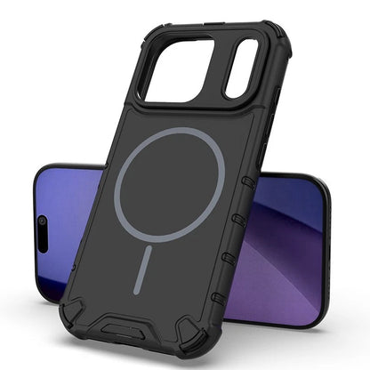 For iPhone 17 Pro Max 16 15 14 13 12 Shockproof Armor Magnetic Attraction Cover