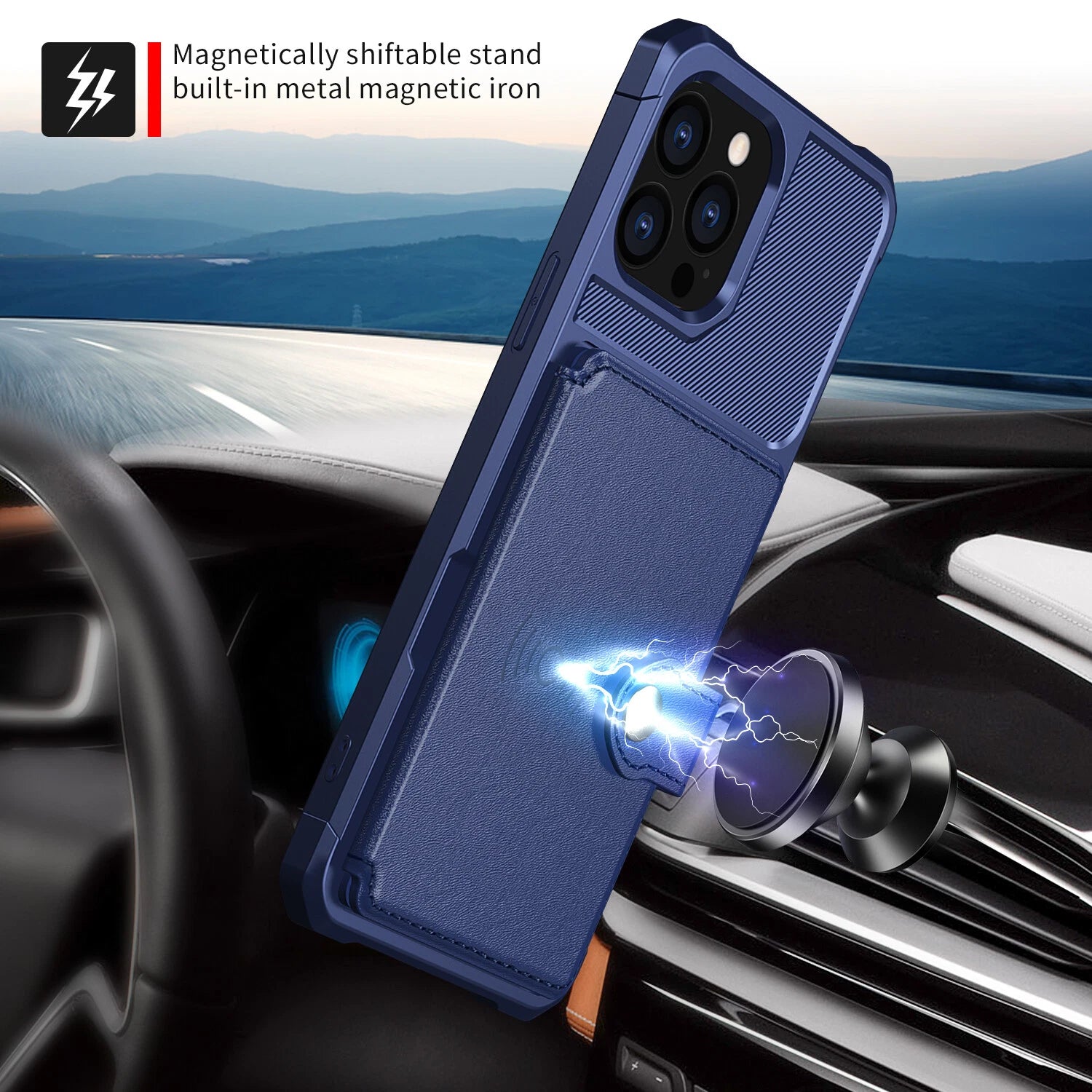 Leather Card Wallet Case Cover For iPhone 17 Pro Max Air 16 15 14 13 12 11 XR