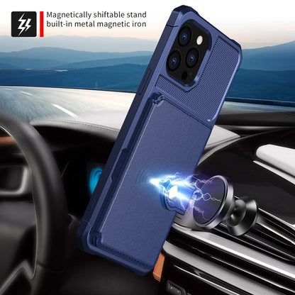 Leather Card Wallet Case Cover For iPhone 17 Pro Max Air 16 15 14 13 12 11 XR